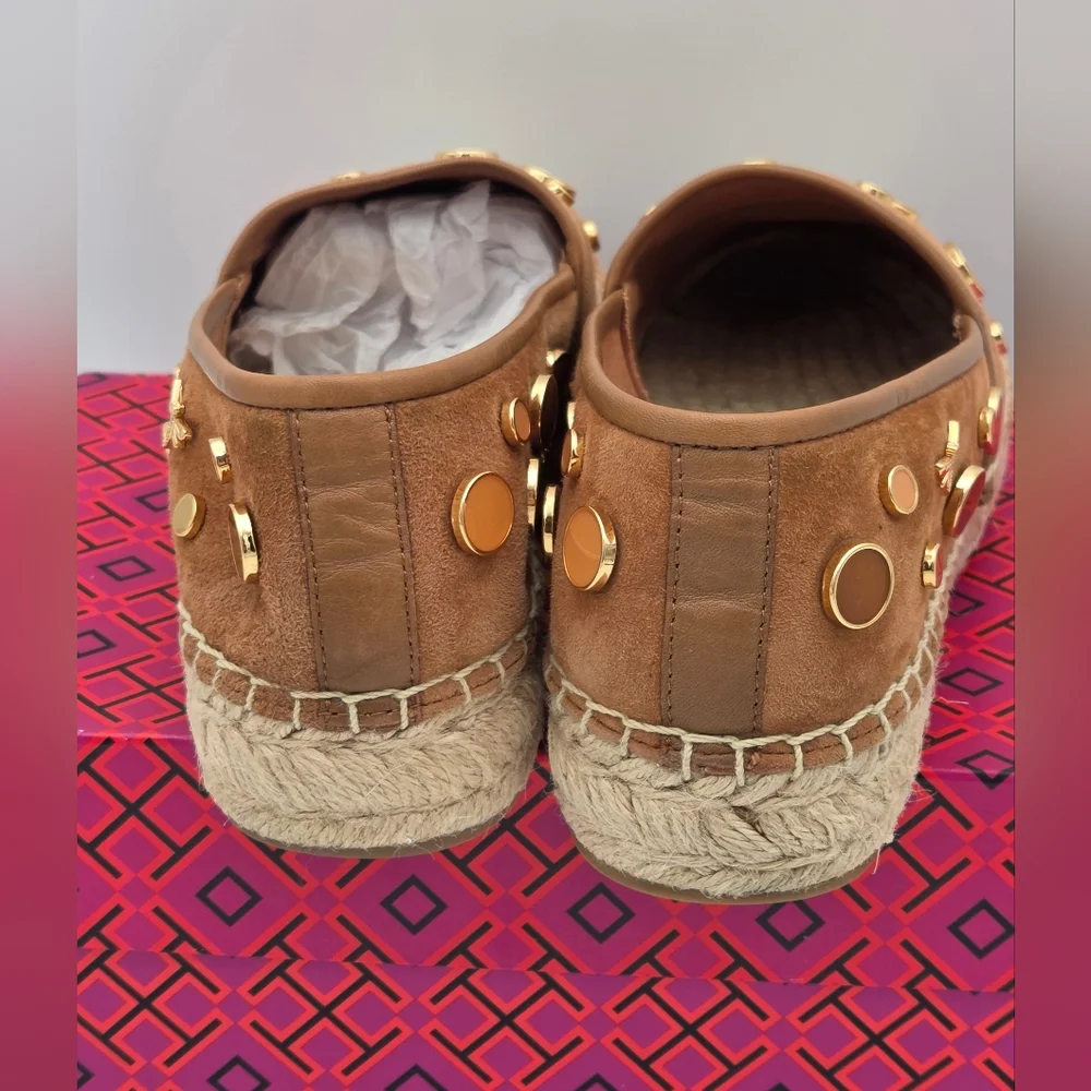 Tory Burch Suki Platform Espadrille In Tan